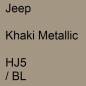 Preview: Jeep, Khaki Metallic, HJ5 / BL.